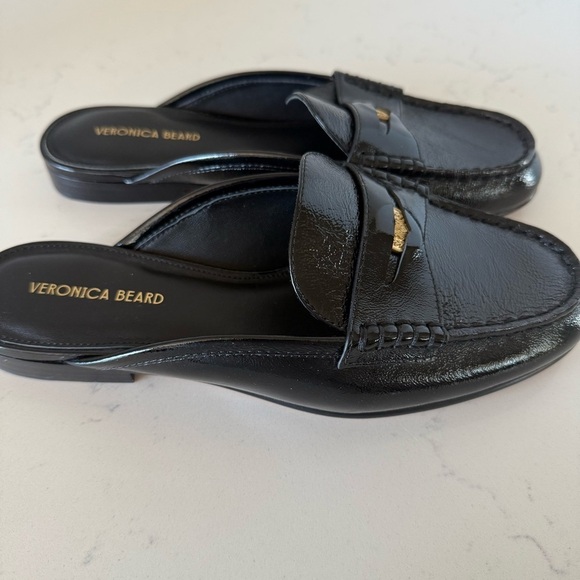 New Veronica Beard Penny Mule in Patent leather black Size: 6 - Picture 4 of 5